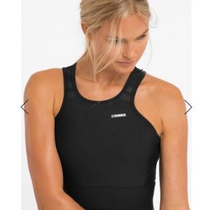 Stronger Label Crop Sports Bra